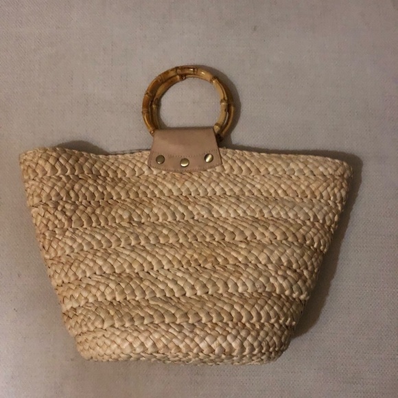 Anthropologie Alexa Ring Handle Tote Bag - Picture 3 of 8